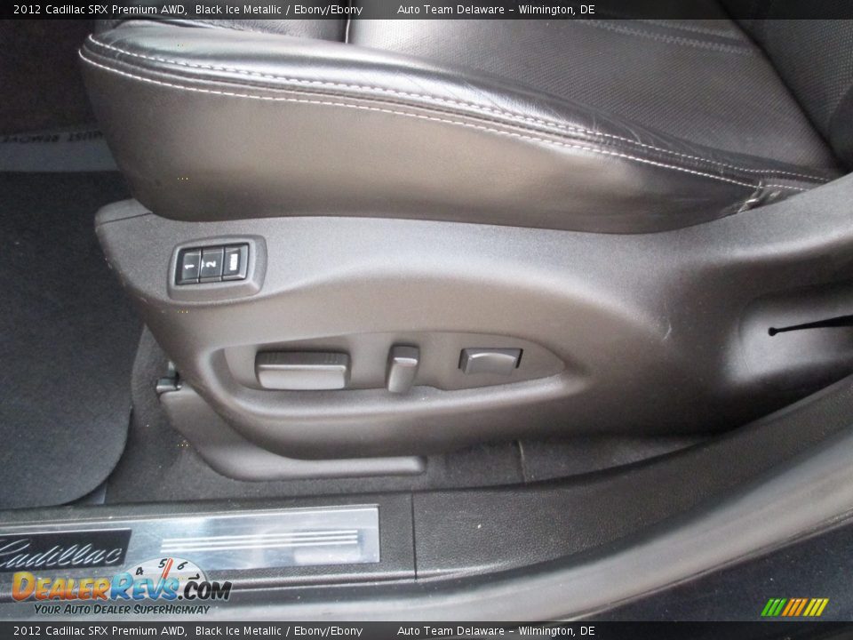 2012 Cadillac SRX Premium AWD Black Ice Metallic / Ebony/Ebony Photo #28
