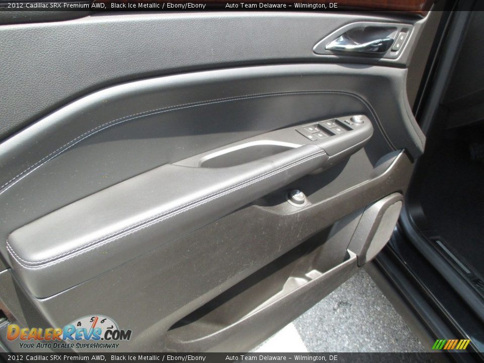 2012 Cadillac SRX Premium AWD Black Ice Metallic / Ebony/Ebony Photo #33