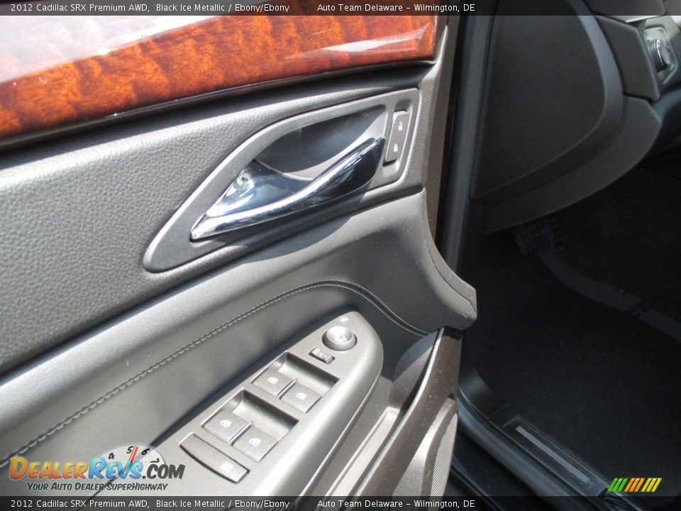 2012 Cadillac SRX Premium AWD Black Ice Metallic / Ebony/Ebony Photo #34