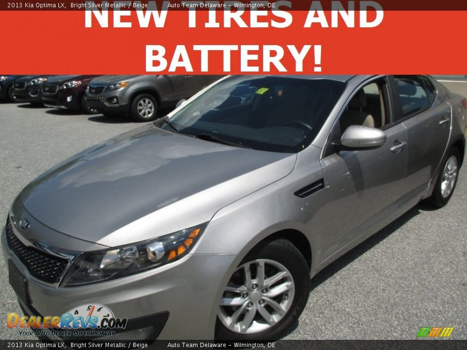 2013 Kia Optima LX Bright Silver Metallic / Beige Photo #1