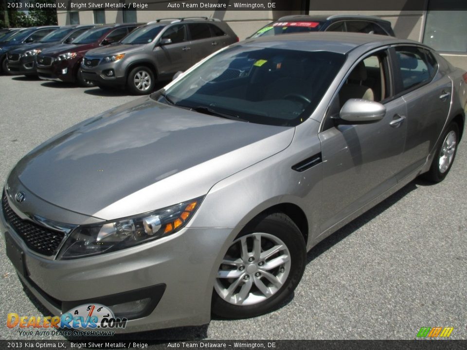 2013 Kia Optima LX Bright Silver Metallic / Beige Photo #2