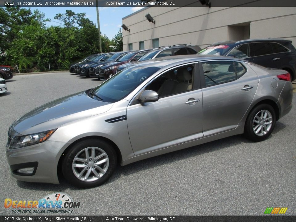 2013 Kia Optima LX Bright Silver Metallic / Beige Photo #3