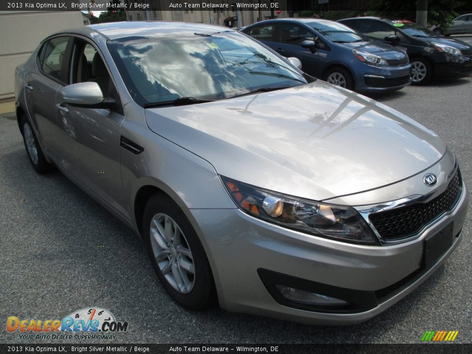 2013 Kia Optima LX Bright Silver Metallic / Beige Photo #8