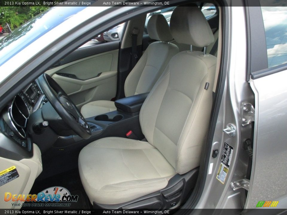2013 Kia Optima LX Bright Silver Metallic / Beige Photo #11