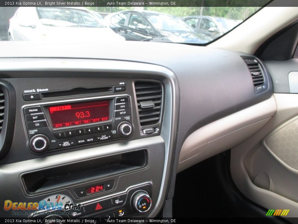 2013 Kia Optima LX Bright Silver Metallic / Beige Photo #13