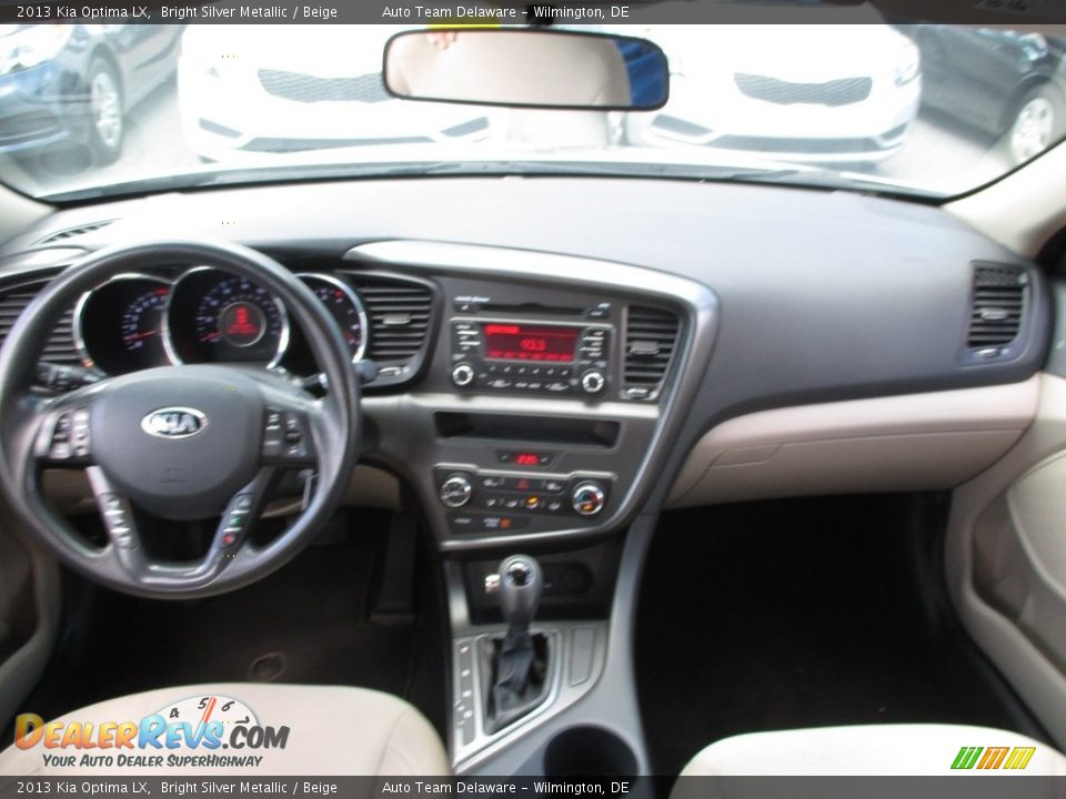 2013 Kia Optima LX Bright Silver Metallic / Beige Photo #18