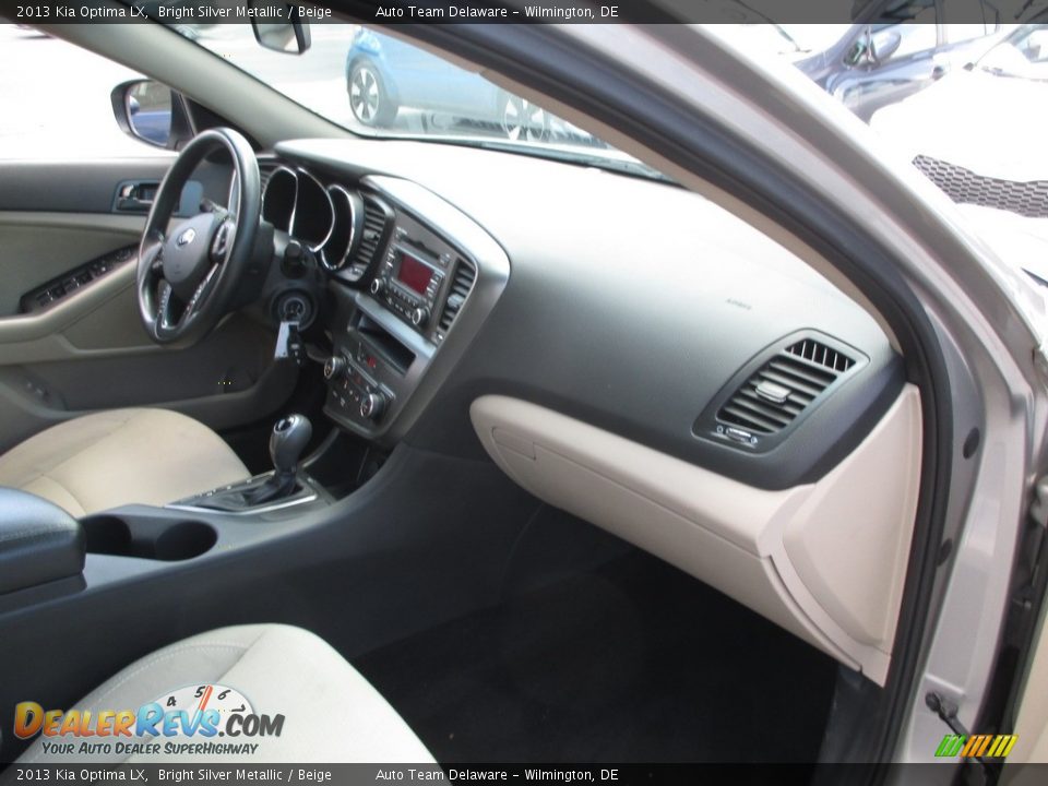 2013 Kia Optima LX Bright Silver Metallic / Beige Photo #21