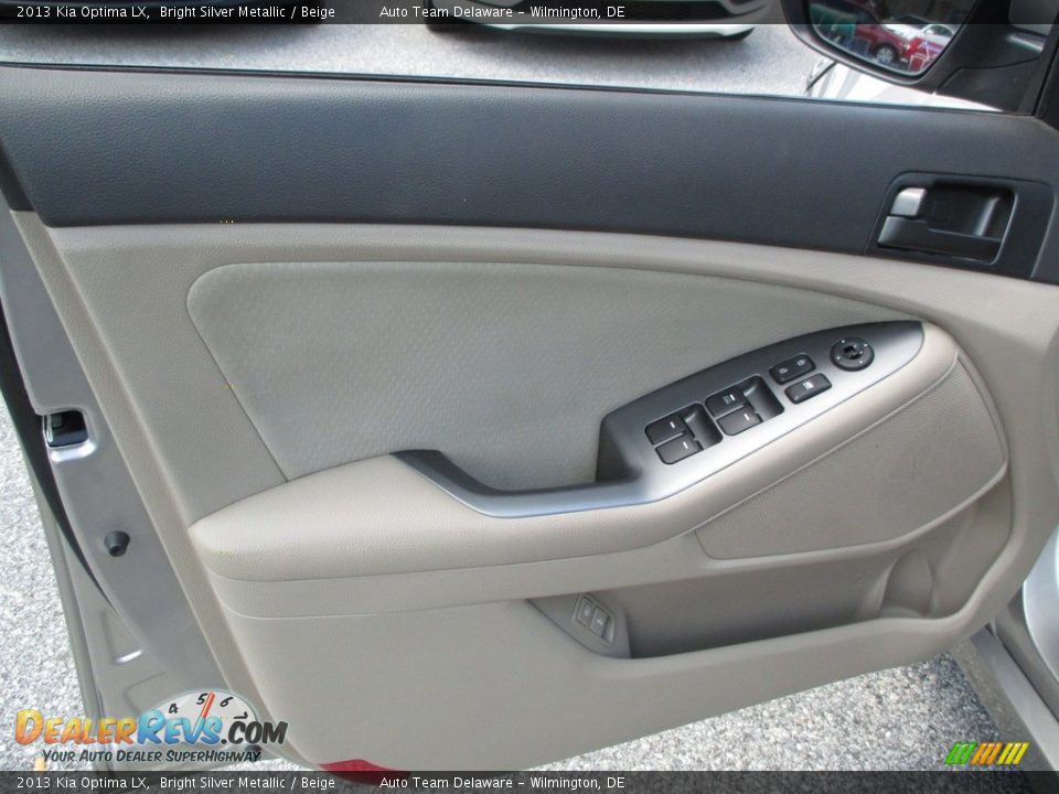 2013 Kia Optima LX Bright Silver Metallic / Beige Photo #23