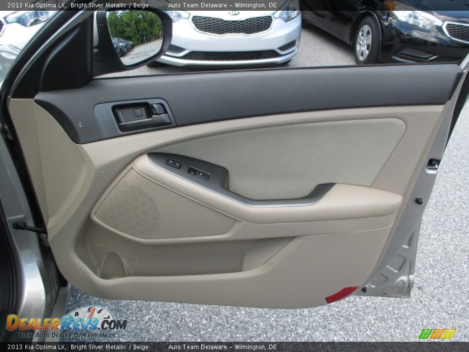 2013 Kia Optima LX Bright Silver Metallic / Beige Photo #25