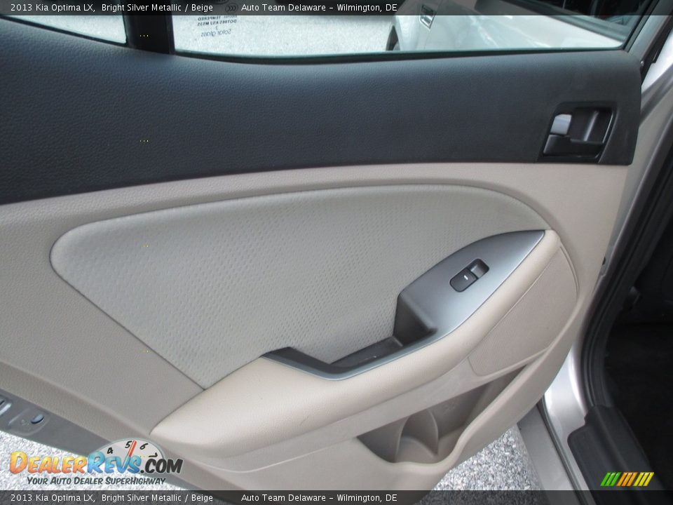 2013 Kia Optima LX Bright Silver Metallic / Beige Photo #26