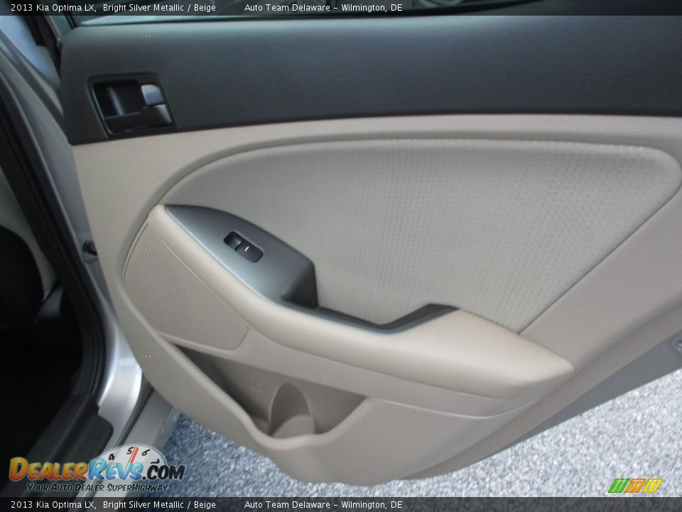 2013 Kia Optima LX Bright Silver Metallic / Beige Photo #27