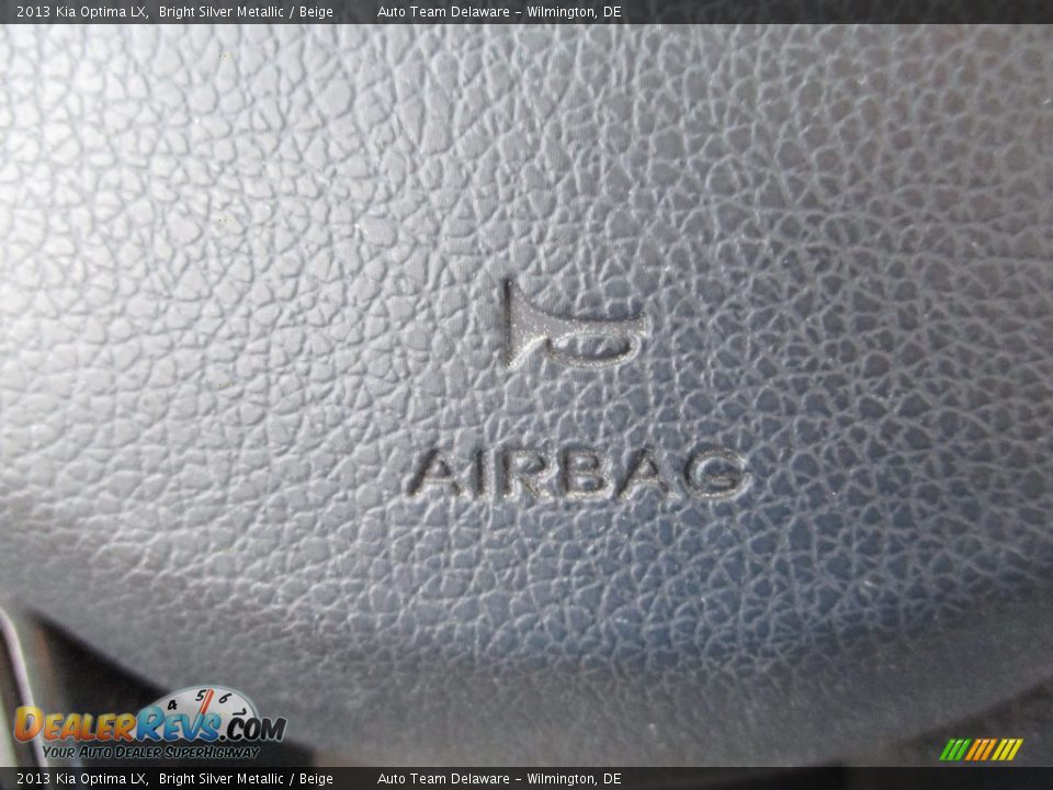 2013 Kia Optima LX Bright Silver Metallic / Beige Photo #30