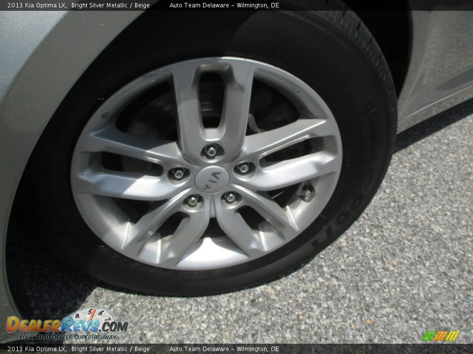 2013 Kia Optima LX Bright Silver Metallic / Beige Photo #35