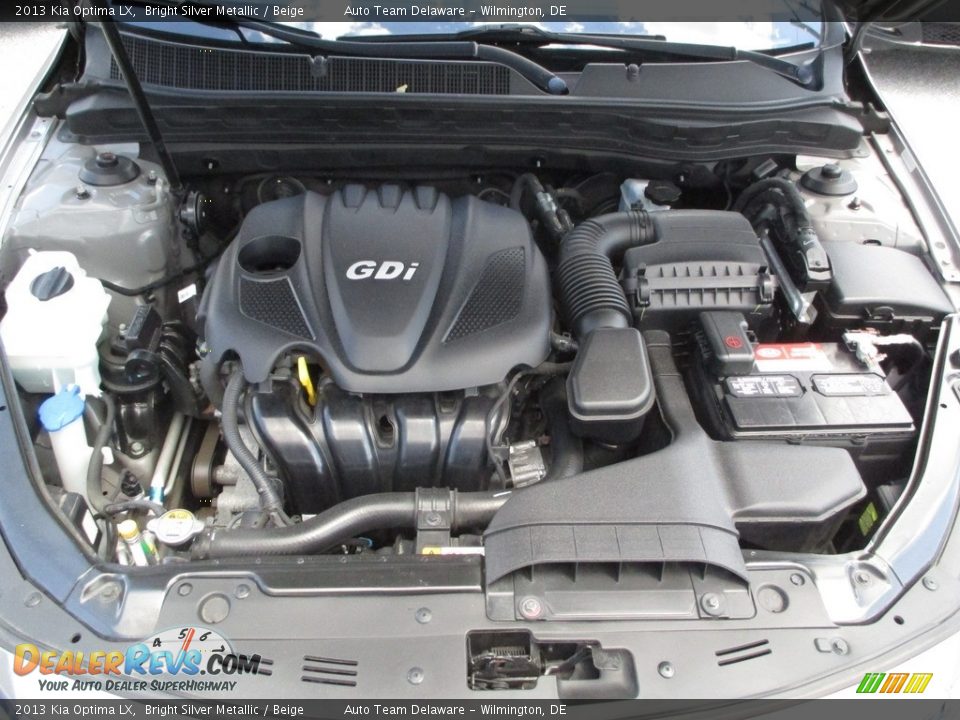 2013 Kia Optima LX Bright Silver Metallic / Beige Photo #36