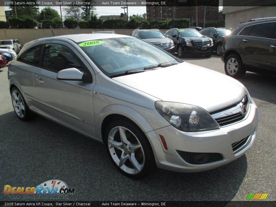 2008 Saturn Astra XR Coupe Star Silver / Charcoal Photo #8