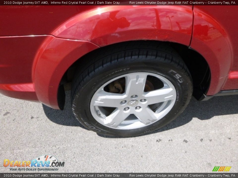 2010 Dodge Journey SXT AWD Inferno Red Crystal Pearl Coat / Dark Slate Gray Photo #3