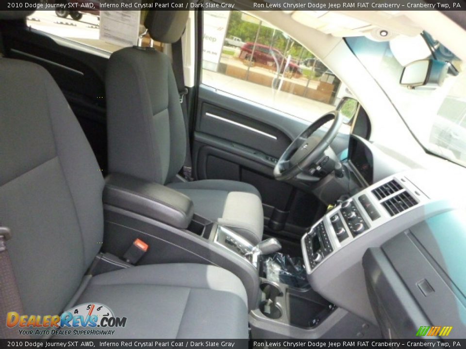2010 Dodge Journey SXT AWD Inferno Red Crystal Pearl Coat / Dark Slate Gray Photo #6