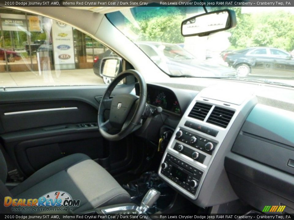 2010 Dodge Journey SXT AWD Inferno Red Crystal Pearl Coat / Dark Slate Gray Photo #7