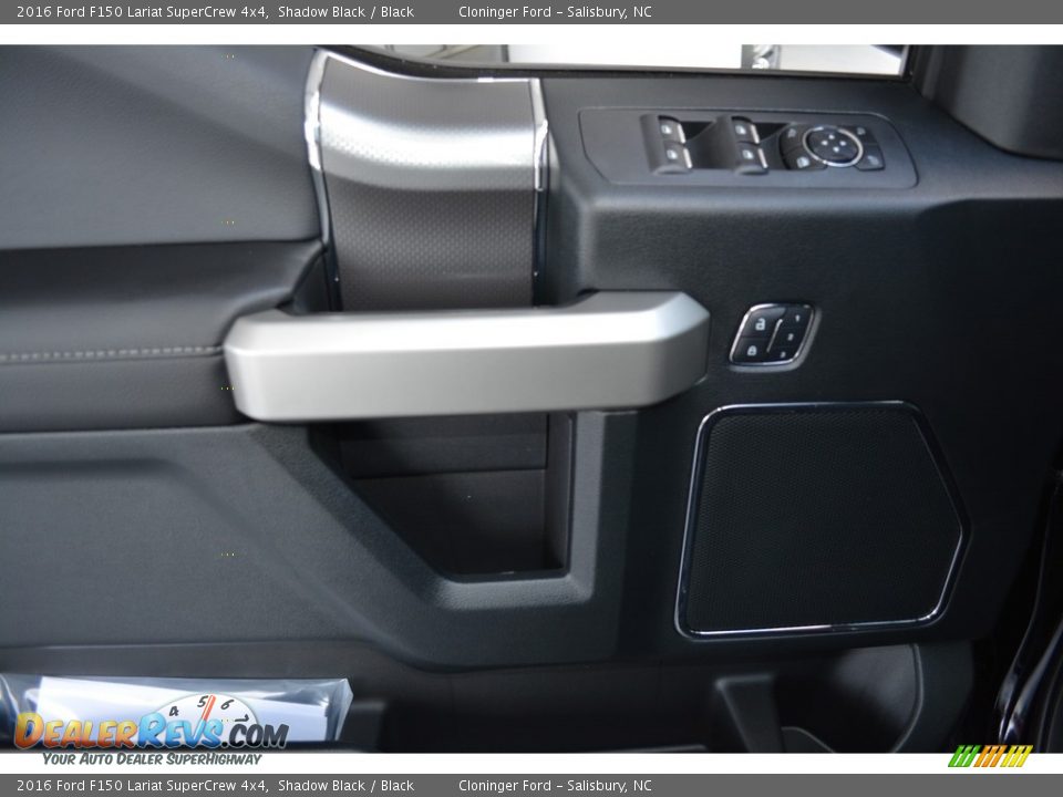 2016 Ford F150 Lariat SuperCrew 4x4 Shadow Black / Black Photo #5