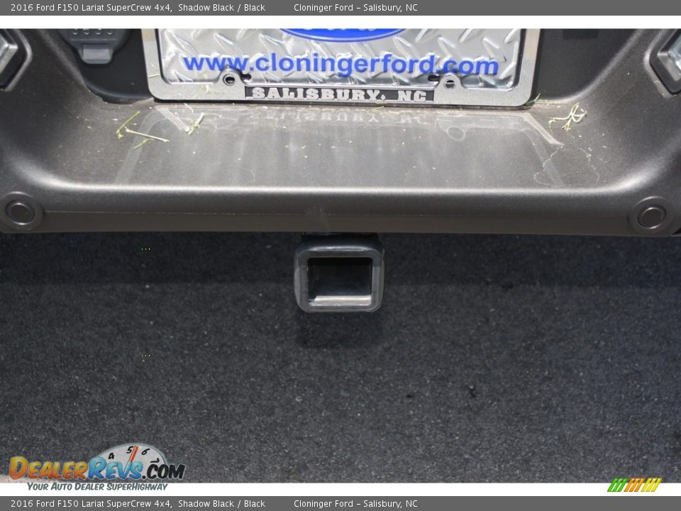2016 Ford F150 Lariat SuperCrew 4x4 Shadow Black / Black Photo #11