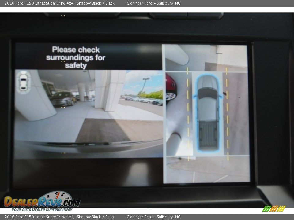 2016 Ford F150 Lariat SuperCrew 4x4 Shadow Black / Black Photo #16