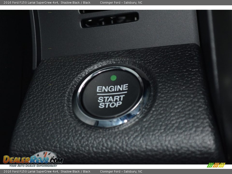 2016 Ford F150 Lariat SuperCrew 4x4 Shadow Black / Black Photo #26