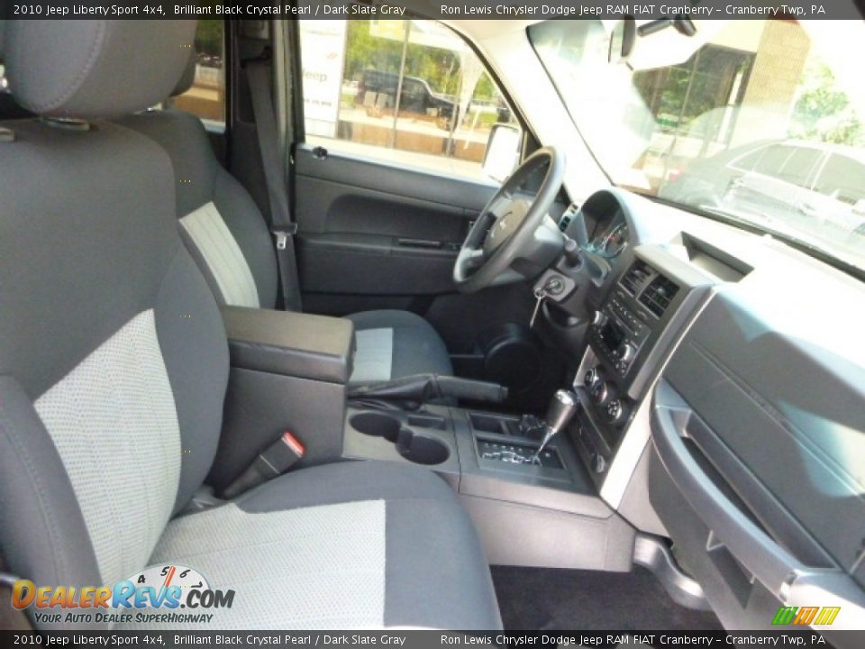 2010 Jeep Liberty Sport 4x4 Brilliant Black Crystal Pearl / Dark Slate Gray Photo #5