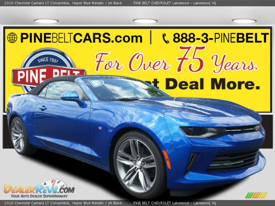 2016 Chevrolet Camaro LT Convertible Hyper Blue Metallic / Jet Black Photo #1