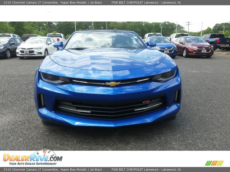 2016 Chevrolet Camaro LT Convertible Hyper Blue Metallic / Jet Black Photo #2