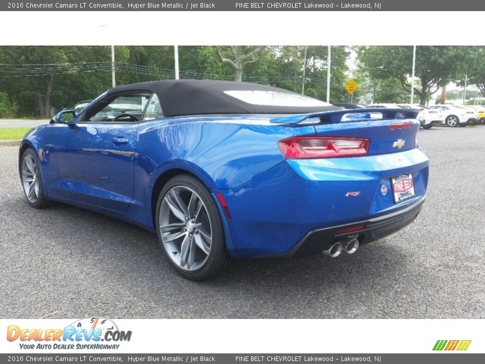 2016 Chevrolet Camaro LT Convertible Hyper Blue Metallic / Jet Black Photo #4