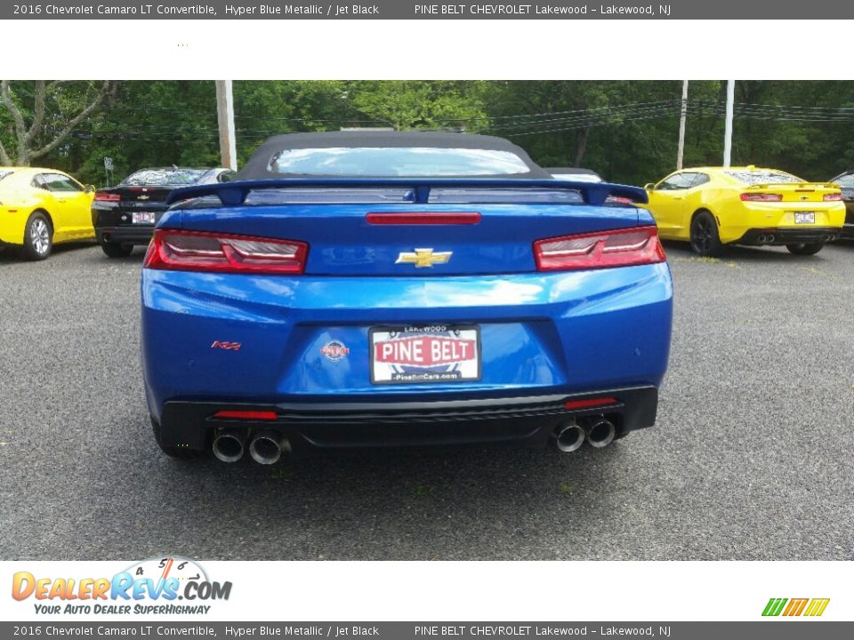 2016 Chevrolet Camaro LT Convertible Hyper Blue Metallic / Jet Black Photo #5