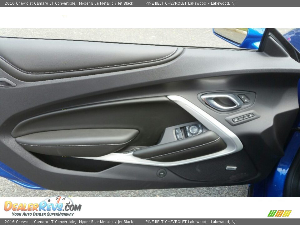 2016 Chevrolet Camaro LT Convertible Hyper Blue Metallic / Jet Black Photo #7