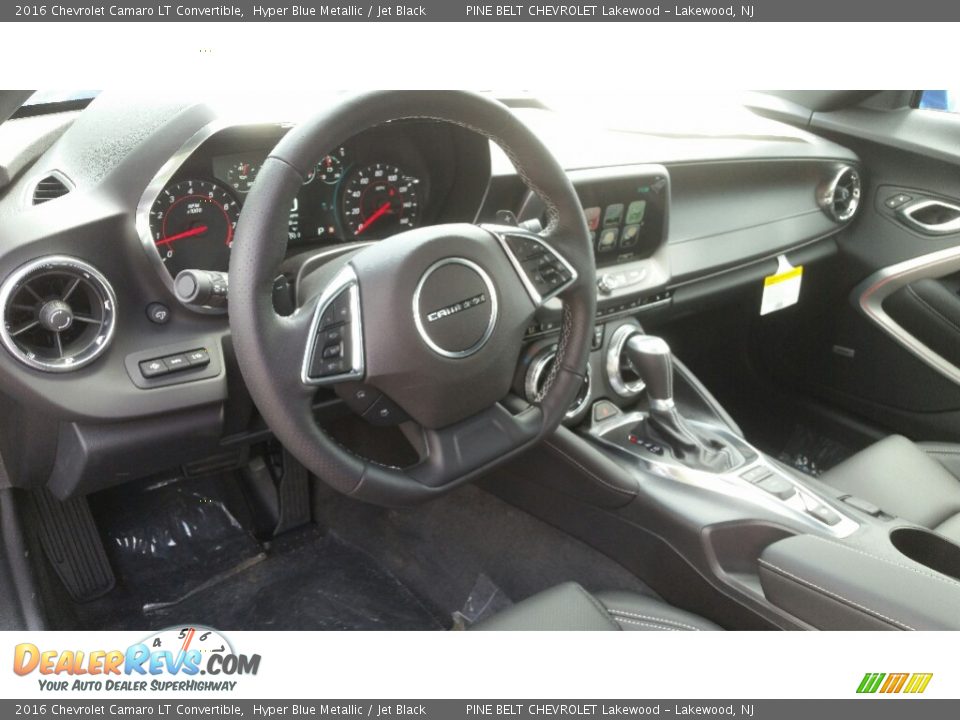 2016 Chevrolet Camaro LT Convertible Hyper Blue Metallic / Jet Black Photo #9