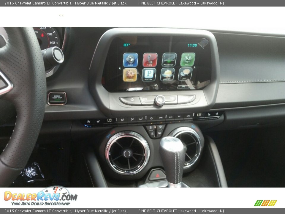 2016 Chevrolet Camaro LT Convertible Hyper Blue Metallic / Jet Black Photo #10