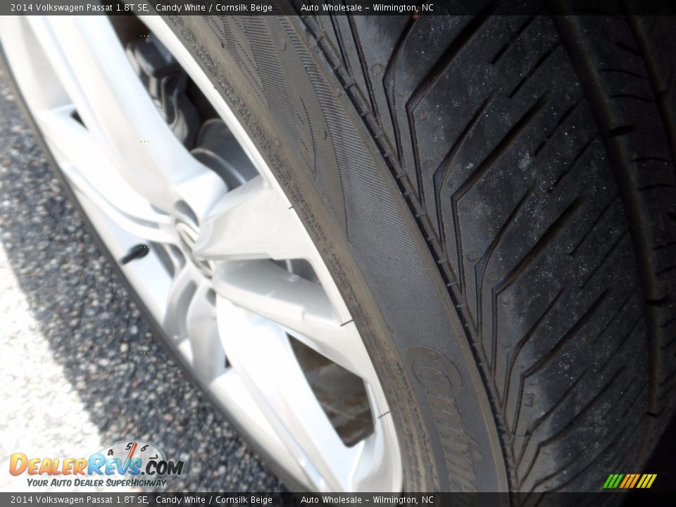 2014 Volkswagen Passat 1.8T SE Candy White / Cornsilk Beige Photo #8