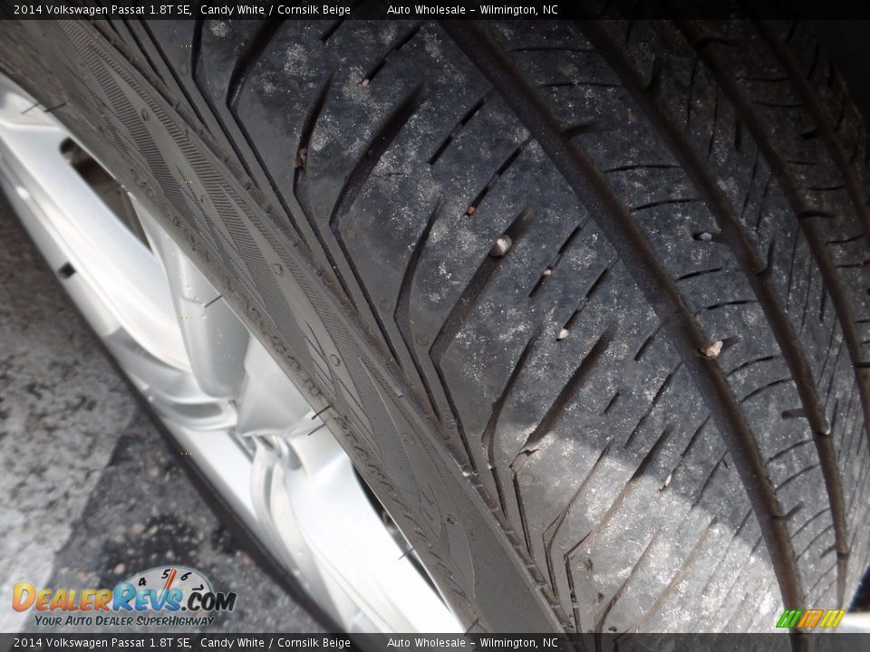 2014 Volkswagen Passat 1.8T SE Candy White / Cornsilk Beige Photo #9