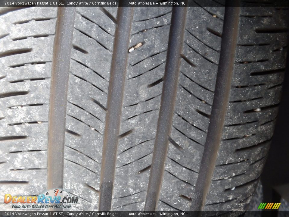 2014 Volkswagen Passat 1.8T SE Candy White / Cornsilk Beige Photo #10
