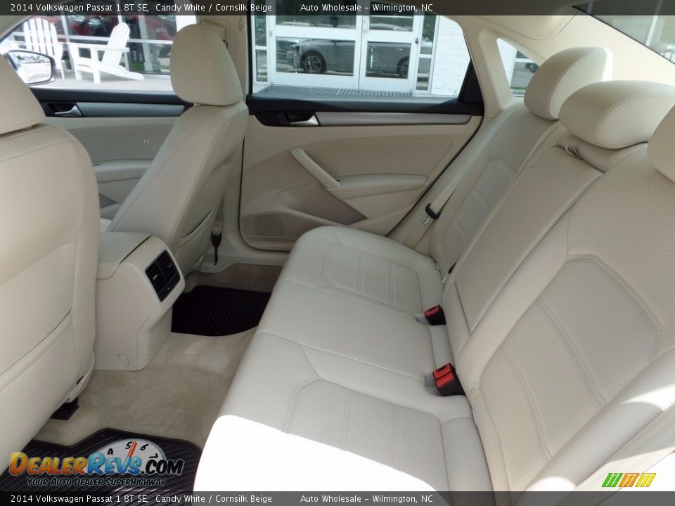 2014 Volkswagen Passat 1.8T SE Candy White / Cornsilk Beige Photo #13