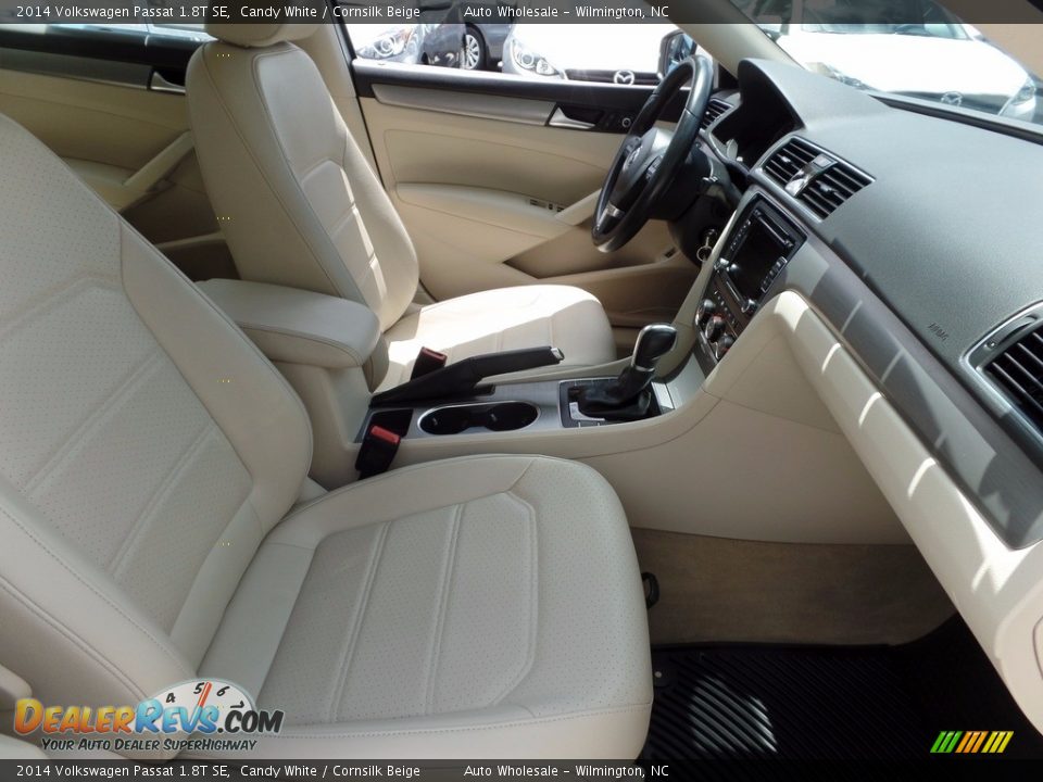2014 Volkswagen Passat 1.8T SE Candy White / Cornsilk Beige Photo #14