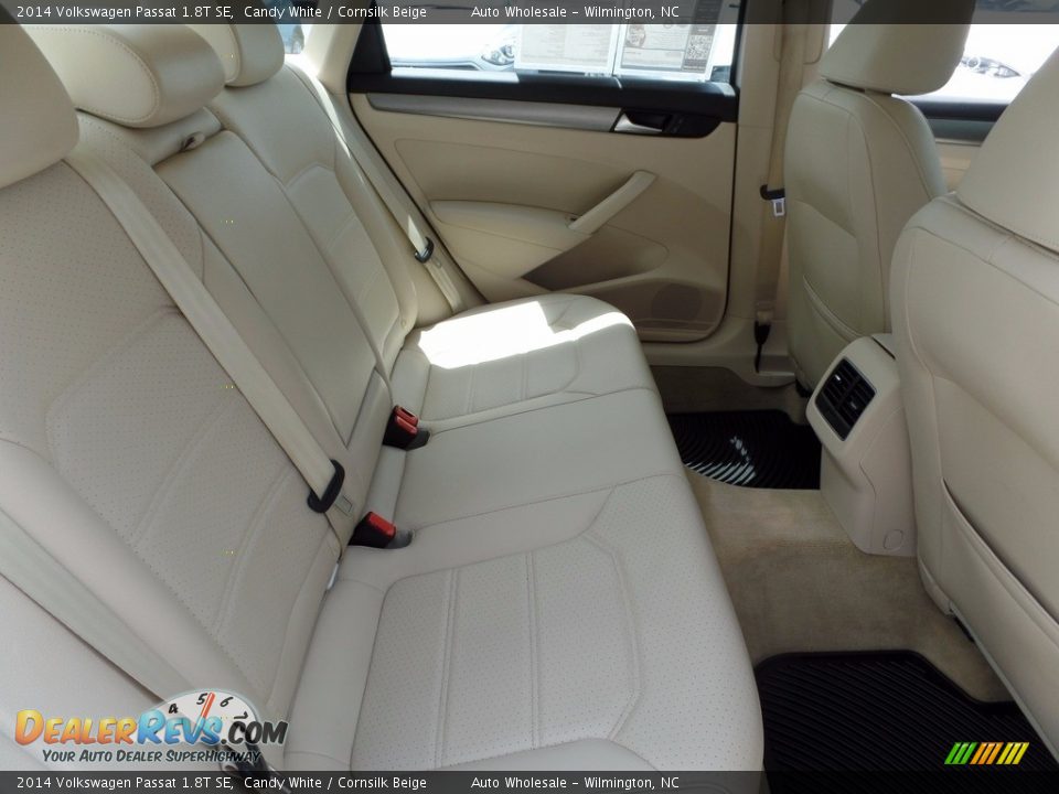 2014 Volkswagen Passat 1.8T SE Candy White / Cornsilk Beige Photo #15