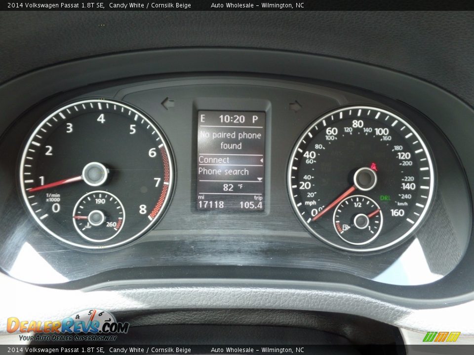 2014 Volkswagen Passat 1.8T SE Candy White / Cornsilk Beige Photo #17