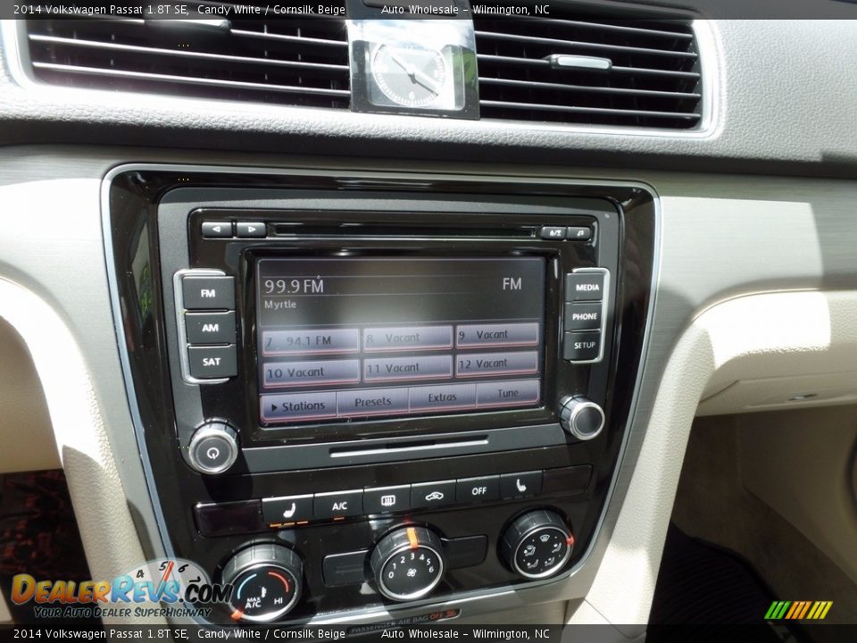 2014 Volkswagen Passat 1.8T SE Candy White / Cornsilk Beige Photo #18
