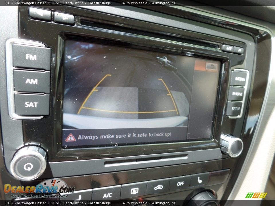 2014 Volkswagen Passat 1.8T SE Candy White / Cornsilk Beige Photo #19