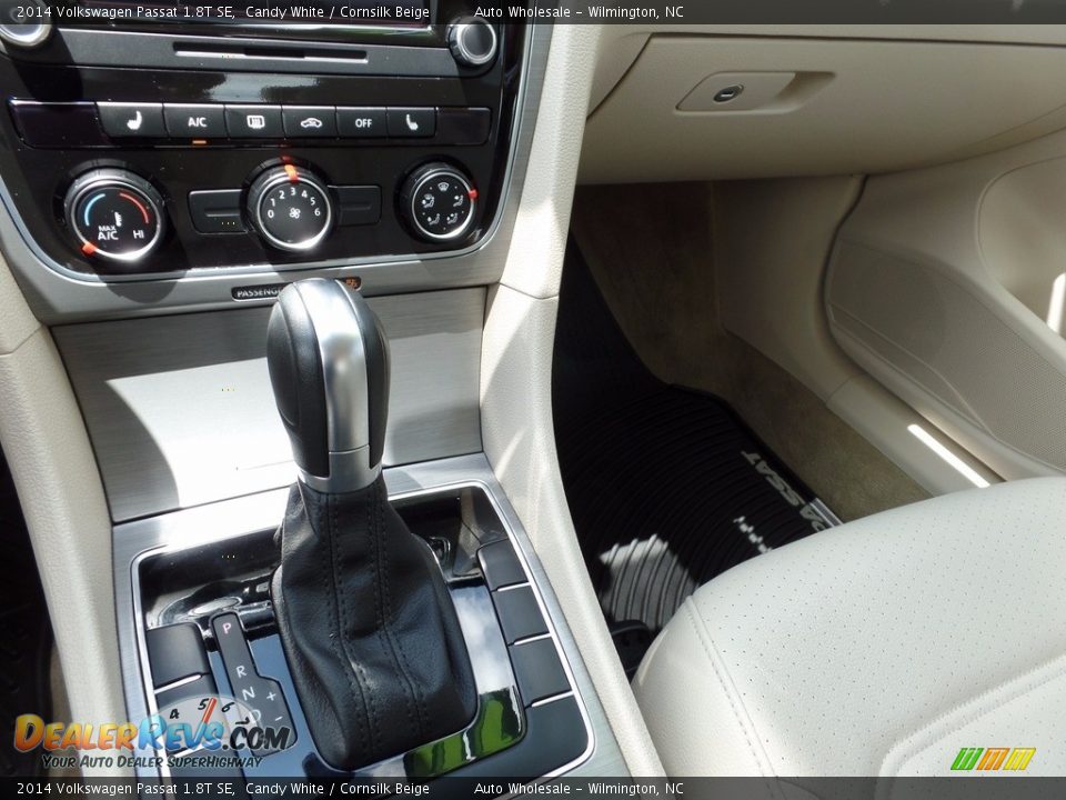 2014 Volkswagen Passat 1.8T SE Candy White / Cornsilk Beige Photo #20