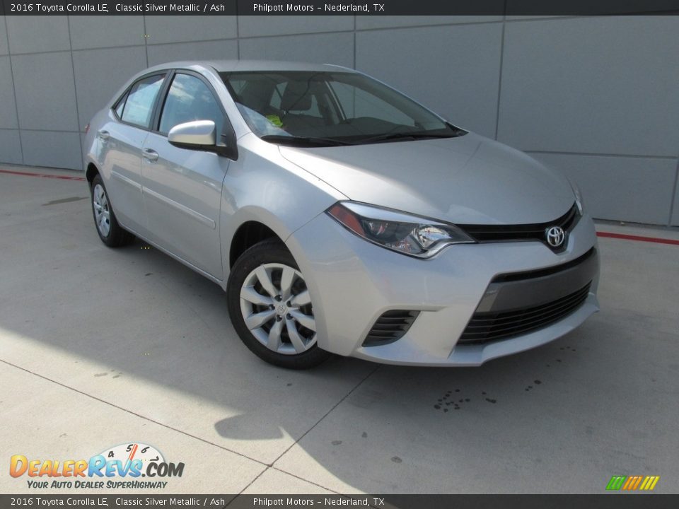 2016 Toyota Corolla LE Classic Silver Metallic / Ash Photo #1
