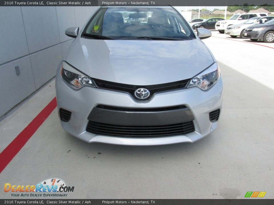 2016 Toyota Corolla LE Classic Silver Metallic / Ash Photo #8