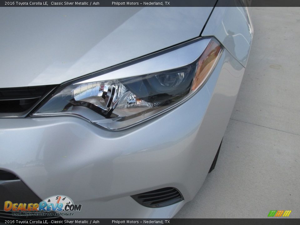 2016 Toyota Corolla LE Classic Silver Metallic / Ash Photo #9