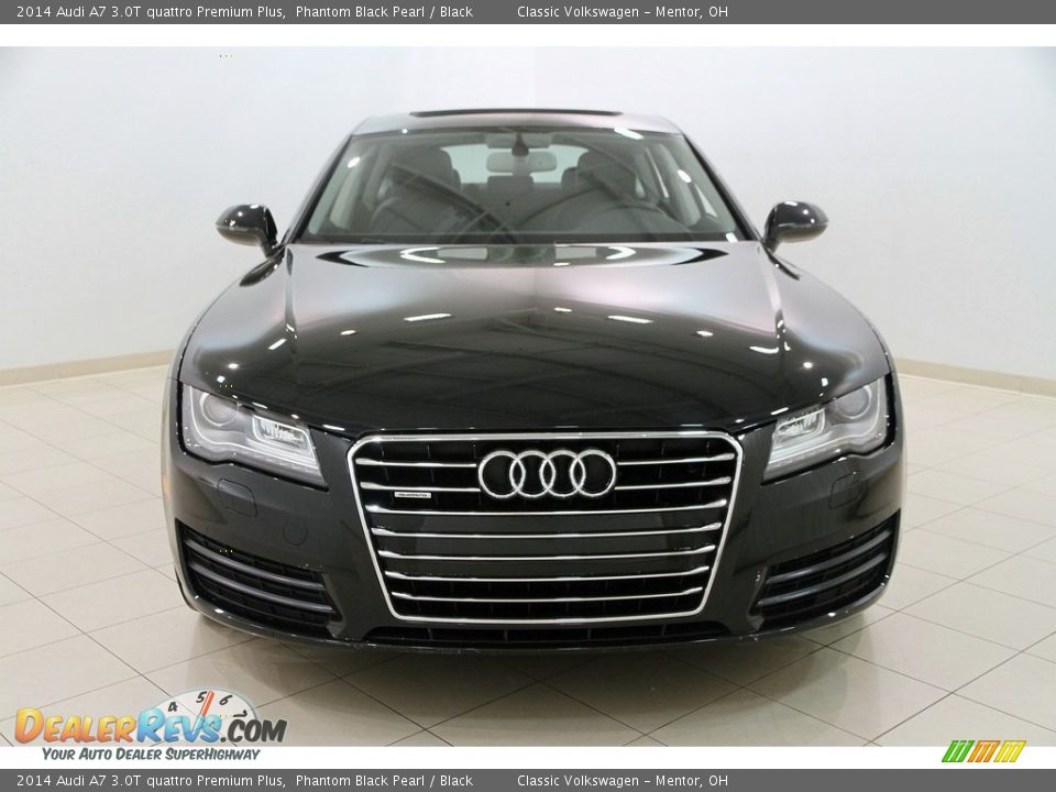 2014 Audi A7 3.0T quattro Premium Plus Phantom Black Pearl / Black Photo #2