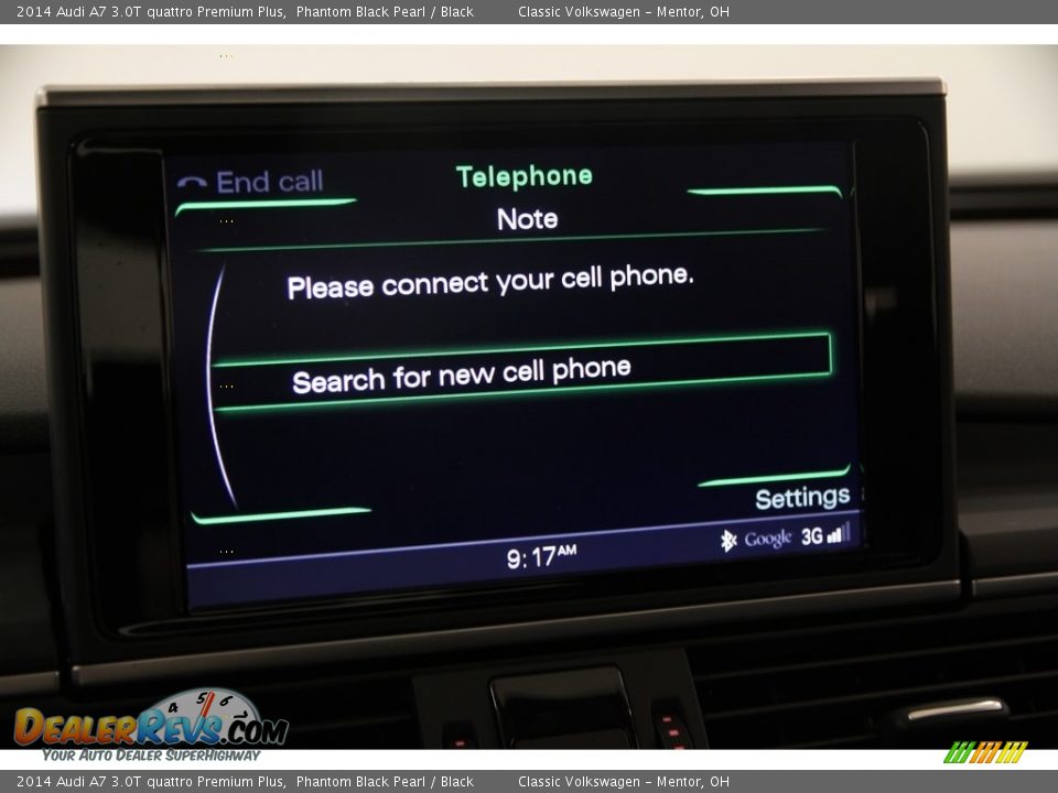 2014 Audi A7 3.0T quattro Premium Plus Phantom Black Pearl / Black Photo #13