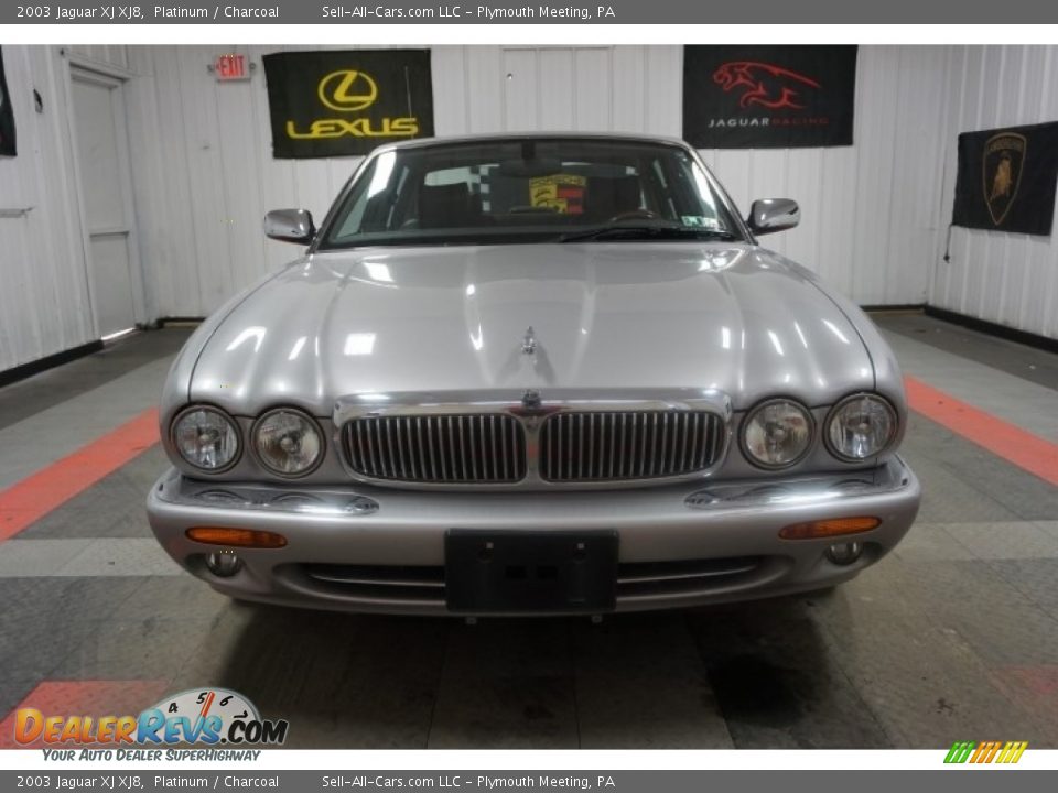 2003 Jaguar XJ XJ8 Platinum / Charcoal Photo #4